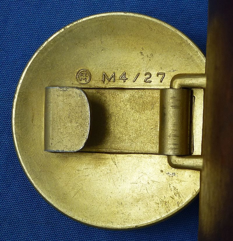 NSDAP Political Leader Belt and Buckle RZM M4/27 (Overhoff & Co.) — image 3