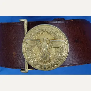 NSDAP Political Leader Belt and Buckle RZM M4/27 (Overhoff & …