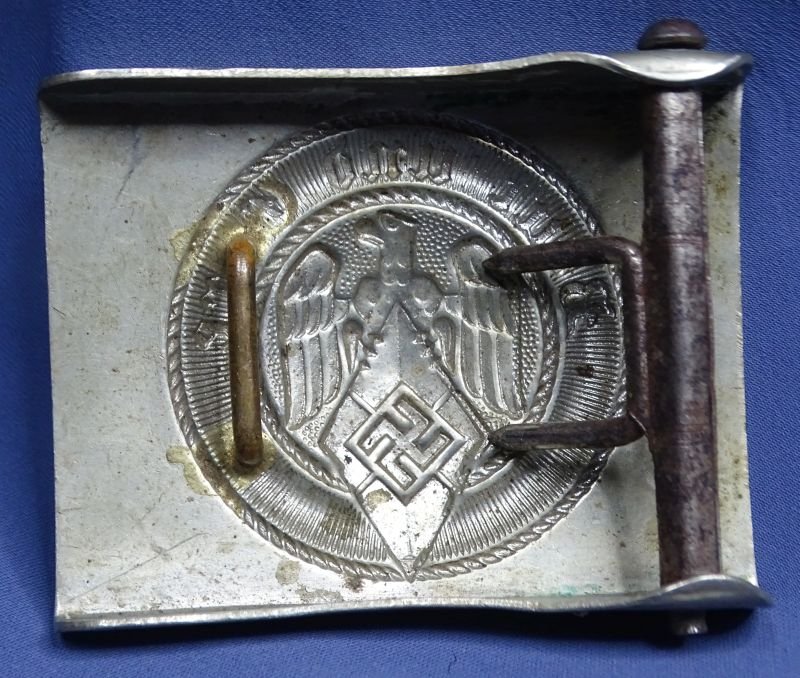 Nickle Plated HJ Belt Buckle — image 2