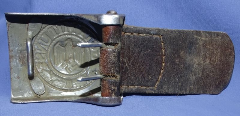 German Army Enlisted / NCO Buckle With 1940 Dated Tab — image 3