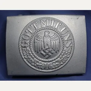 German Army Enlisted / NCO Belt Buckle Marked 'C.T.D. 1943'