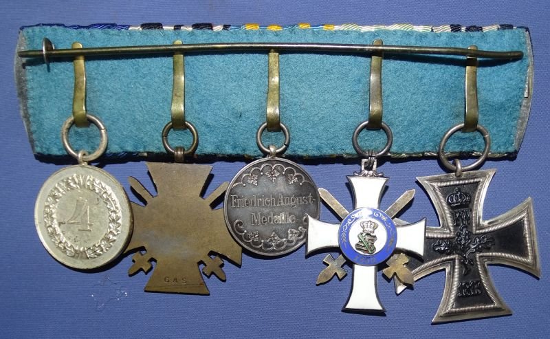 Imperial German / Third Reich 5 Place Medal Bar — image 2