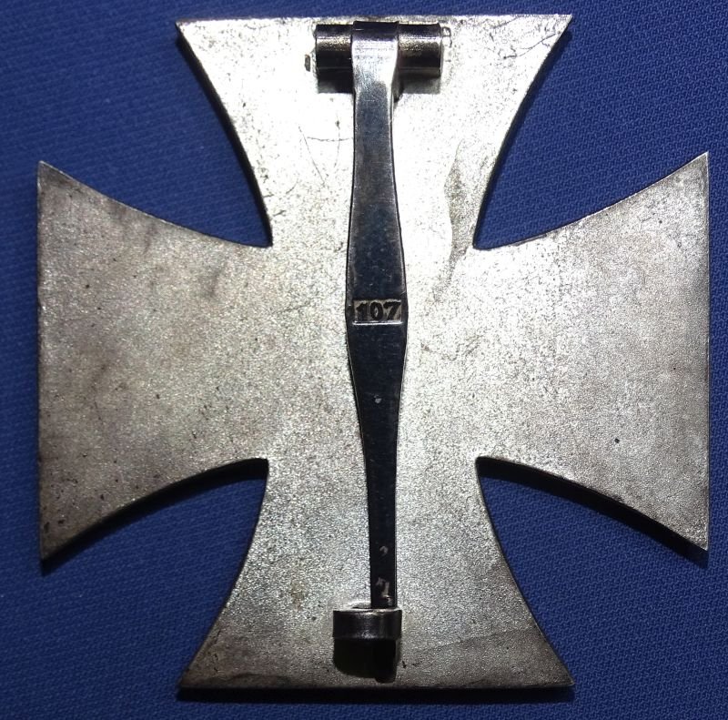 1939 Iron Cross 1st Class by '107' – Carl Wild — image 3