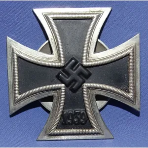 1939 Screw Back Iron Cross 1st Class L/11 Wilhelm Deumer