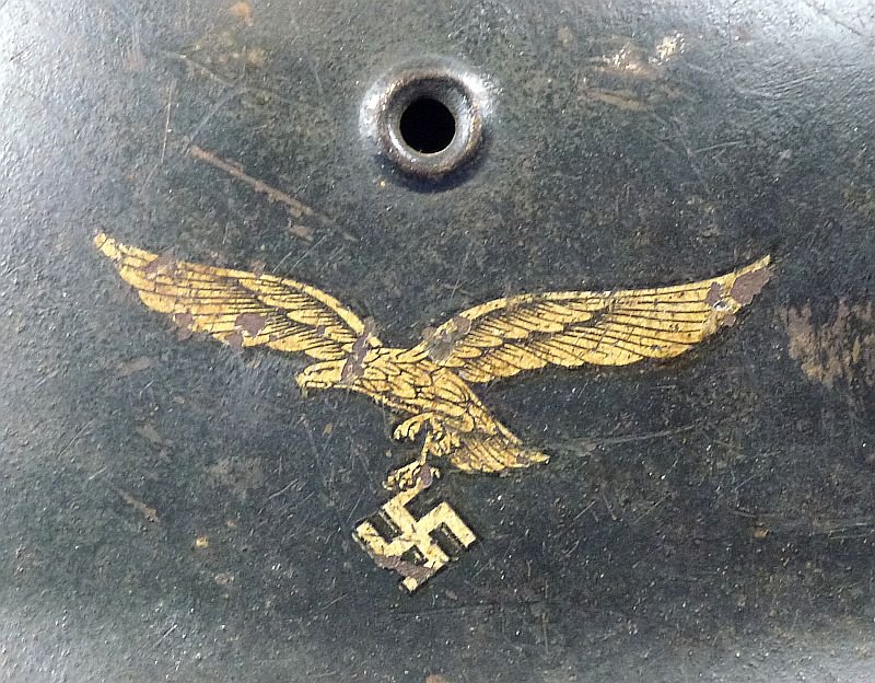 Luftwaffe Single Decal Model 1940 Combat Helmet by Eisenhuttenwerke — image 6