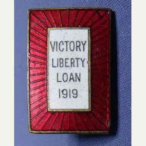 WWI Victory Liberty Loan 1919 Enamel Lapel Pin