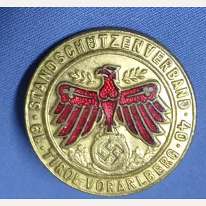 1940 Tirolean Shooting Association Badge