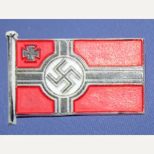 WWII German Kriegsmarine Flag Plastic Tinnie