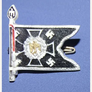 German Army Pioneer Flag Plastic Tinnie