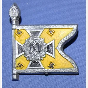 German Army Cavalry Flag Plastic Tinnie