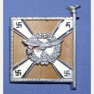 Luftwaffe Signal Troops Flag Plastic Tinnie