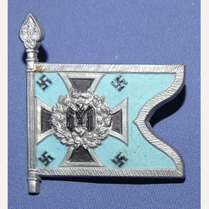 German Army Kraftfahr Einheiten Flag Plastic Tinnie