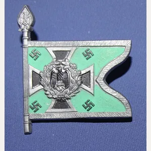 German Schutzen Flag Plastic Tinnie