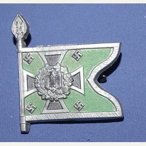 German Army Schutzen Flag Plastic Tinnie