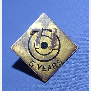 71st NYNG 1890's 5 Years Shooting Badge