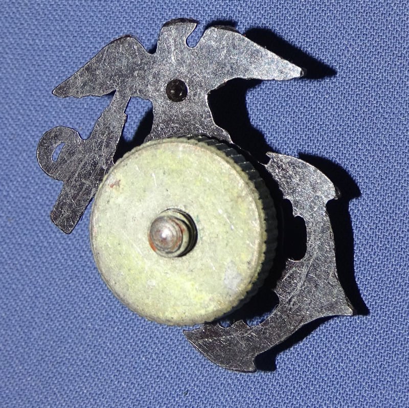 WWII Plastic Marine Corps Eagle Globe & Anchor EGA — image 2