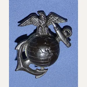 WWII Plastic Marine Corps Eagle Globe & Anchor EGA