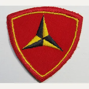 3rd Marine Division Patch on Twill