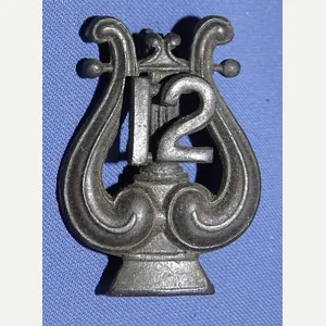 1903 12th Infantry Musician's Collar Insignia