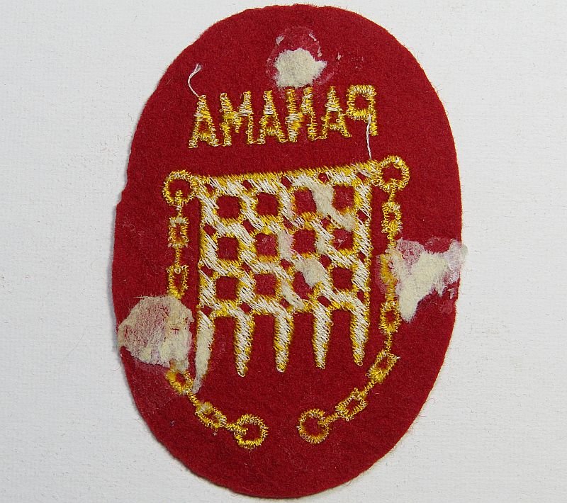 Panama Hellgate Patch on Felt — image 2