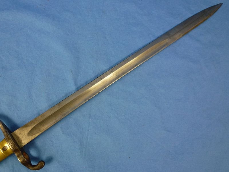 Unit Marked, Dated 1877 Imperial German Model 1871 Bayonet by Sims — image 5