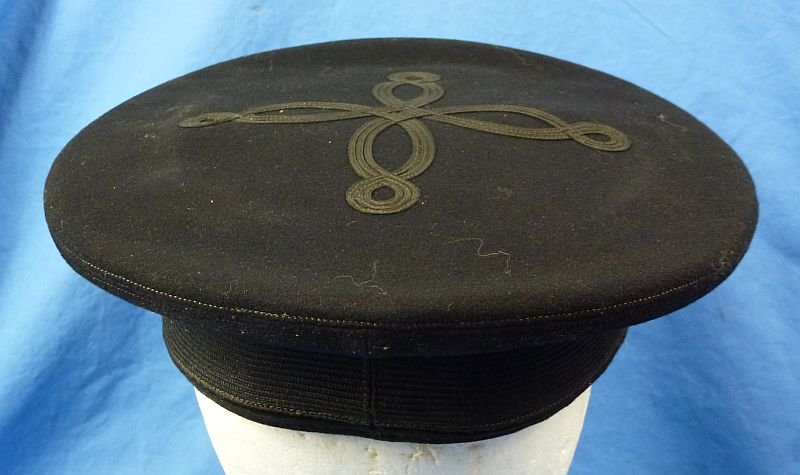 WWII U.S. Marine Corps Field Grade Officer Visor Cap Attributed to General Harold E. Rosecrans — image 4