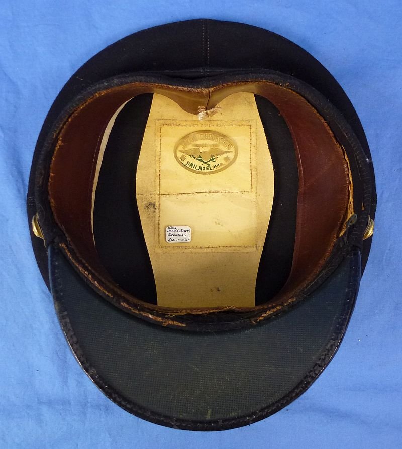 WWII U.S. Marine Corps Field Grade Officer Visor Cap Attributed to General Harold E. Rosecrans — image 6