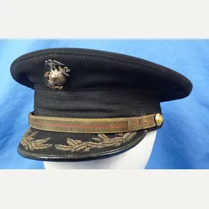 WWII U.S. Marine Corps Field Grade Officer Visor Cap Attributed …