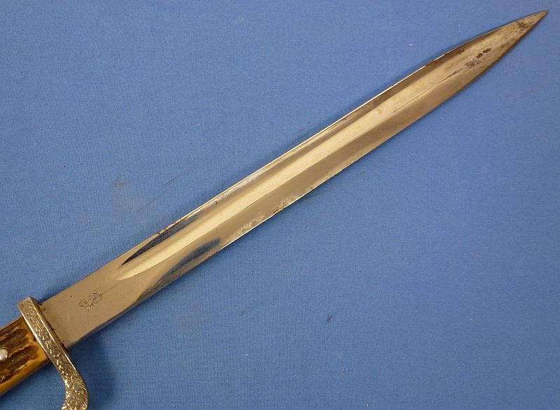 Double Marked Third Reich Berlin Police Bayonet by WKC with Matching Numbers — image 4