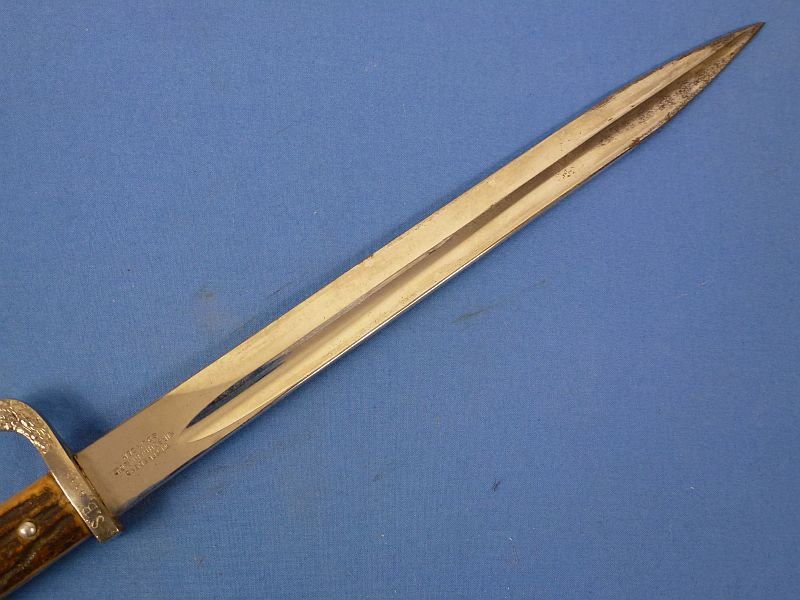 Double Marked Third Reich Berlin Police Bayonet by WKC with Matching Numbers — image 5