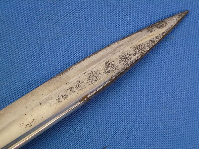 Double Marked Third Reich Berlin Police Bayonet by WKC with Matching Numbers — image 6