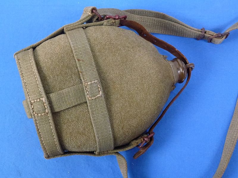 WWII Japanese Army EM/NCO Canteen in Well-Made Field Made Cover — image 3