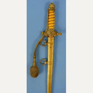 Weimar Period Model 1929 Reichsmarine Officer Dagger with Etched Blade …