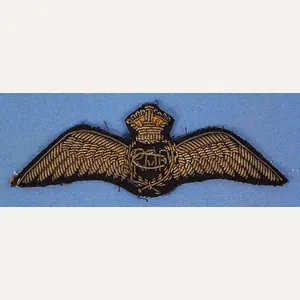 WWII Bullion Royal Canadian Air Force Pilot Wing