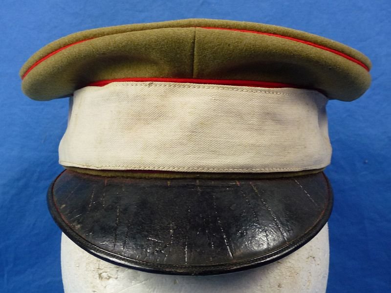 WWII Japanese Military Maneuvers Referee Army Officer Visor Cap — image 2