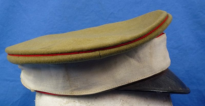 WWII Japanese Military Maneuvers Referee Army Officer Visor Cap — image 3