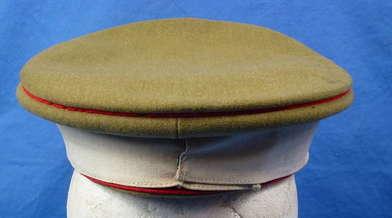 WWII Japanese Military Maneuvers Referee Army Officer Visor Cap — image 4