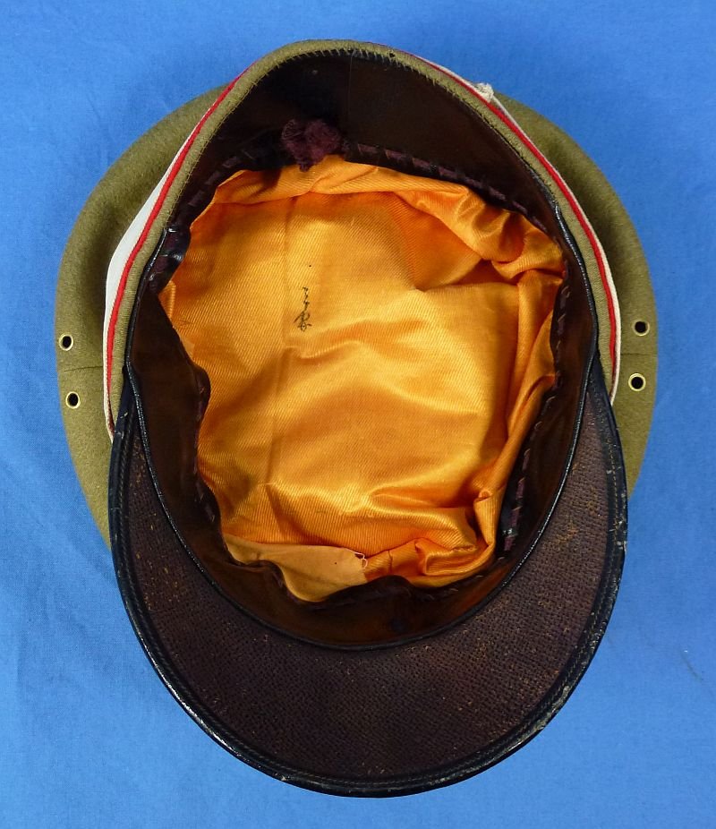WWII Japanese Military Maneuvers Referee Army Officer Visor Cap — image 7