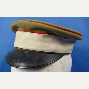 WWII Japanese Military Maneuvers Referee Army Officer Visor Cap