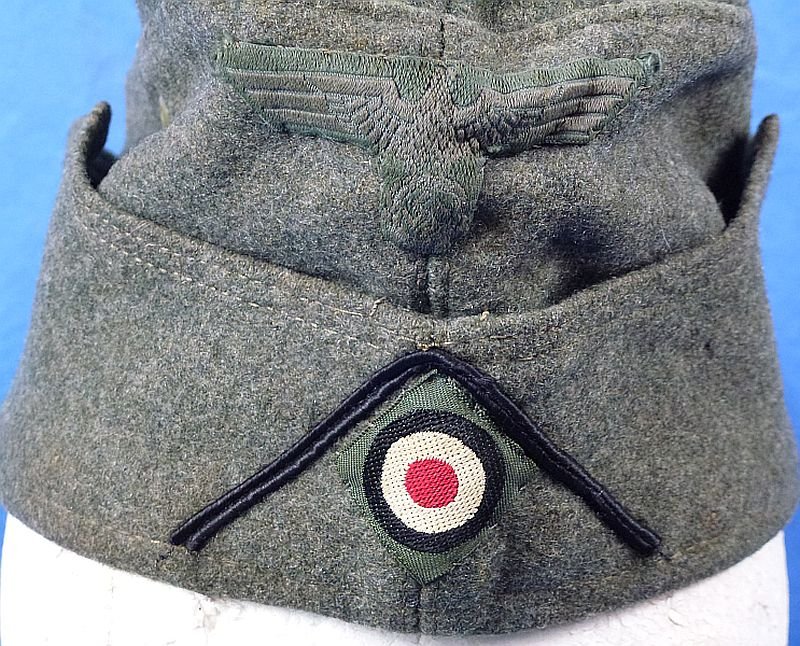 1942 Dated German Army Pioneer EM/NCO Overseas Cap — image 3