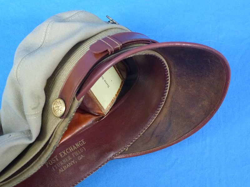 Named WWII Army Air Force 'Crusher' Cap — image 10