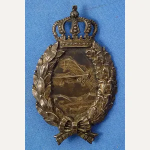 Imperial Bavarian Pilot Badge in 800 Silver