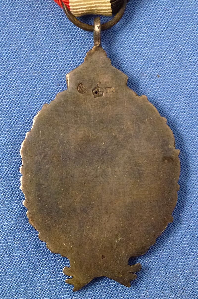 Imperial Prussian .800 Silver Pilot Badge Pendant — image 4