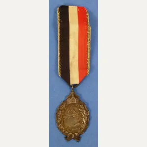 Imperial Prussian .800 Silver Pilot Badge Pendant