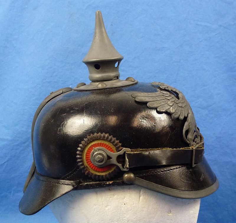 1916 Dated Imperial Baden EM/NCO Pickelhaube — image 3
