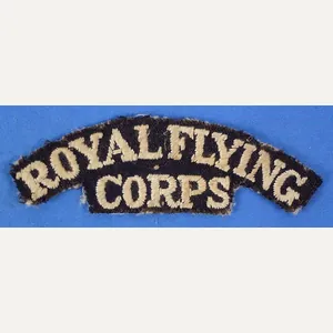 WWI British Royal Flying Corps Shoulder Title