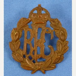 WWI British Royal Flying Corps Cap Badge