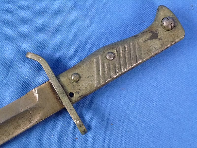 WWI German Steel Hilt Ersatz Bayonet with Frog — image 6