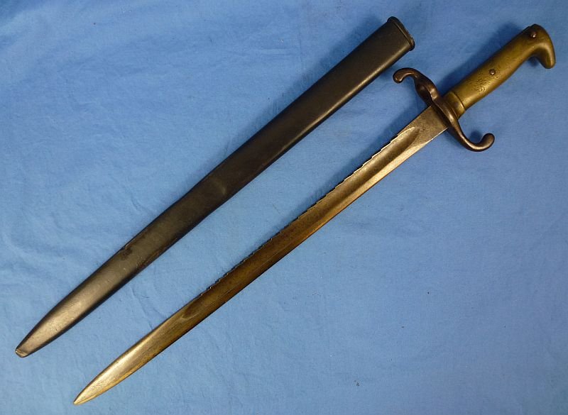 Imperial German Model 1871 Saw Back Bayonet by Weyersberg — image 3
