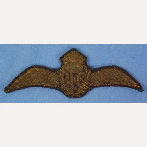 WWI British Royal Flying Corps Bullion Pilot Wing
